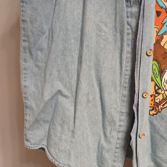 Jerry Leigh Denim Vest with Cartoon Characters - Picture 3 of 12